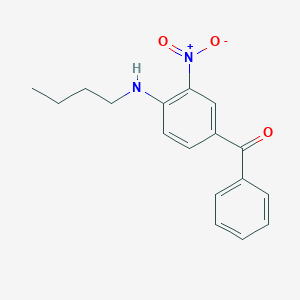 molecular formula C17H18N2O3 B8575760 4-n-Butylamino-3-nitrobenzophenone CAS No. 65304-06-5
