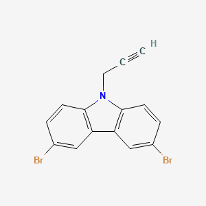 B8575846 3,6-Dibromo-9-(prop-2-YN-1-YL)-9H-carbazole CAS No. 105729-54-2