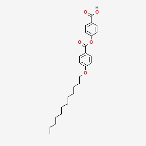 4-[[4-(Dodecyloxy)benzoyl]oxy]benzoic acid