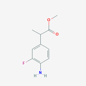 Methyl 2-(4-amino-3-fluorophenyl)propanoate