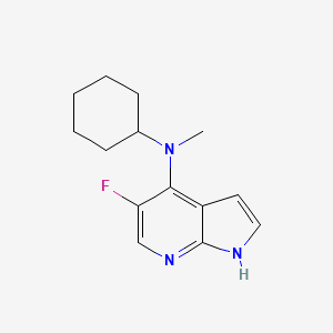 N-cyclohexyl-5-fluoro-N-methyl-1H-pyrrolo[2,3-b]pyridin-4-amine