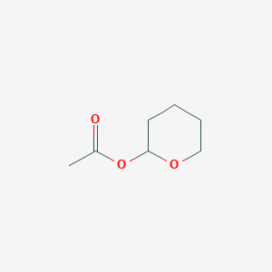 molecular formula C7H12O3 B8576058 Tetrahydropyranyl acetate 