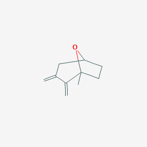 molecular formula C10H14O B8576092 1-Methyl-2,3-dimethylene-8-oxa-bicyclo[3.2.1]octane CAS No. 832743-84-7