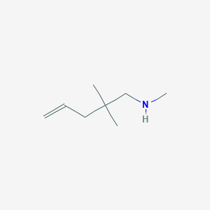 N,2,2-trimethylpent-4-en-1-amine