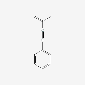 molecular formula C11H10 B8576143 Benzene, (3-methyl-3-buten-1-ynyl)- CAS No. 1463-04-3