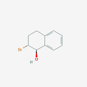 molecular formula C10H11BrO B8576168 trans-2-Bromo-1,2,3,4-tetrahydronaphth-1-ol 