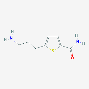 5-(3-Aminopropyl)thiophene-2-carboxamide
