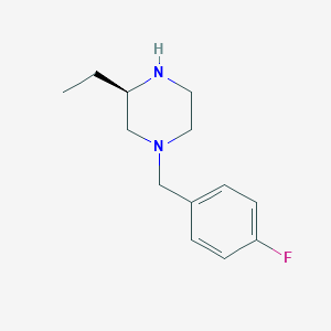(R)-3-Ethyl-1-(4-fluorobenzyl)-piperazine