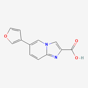 6-(Furan-3-yl)imidazo[1,2-a]pyridine-2-carboxylic acid