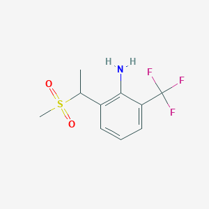 2-[1-(Methanesulfonyl)ethyl]-6-(trifluoromethyl)aniline