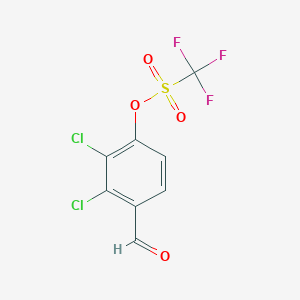 molecular formula C8H3Cl2F3O4S B8576626 2,3-Dichloro-4-formylphenyl trifluoromethanesulfonate CAS No. 280752-96-7