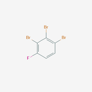 molecular formula C6H2Br3F B8576665 1,2,3-Tribromo-4-fluorobenzene CAS No. 101051-90-5