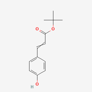 molecular formula C13H16O3 B8576713 tert-Butyl 3-(4-hydroxyphenyl)prop-2-enoate CAS No. 101487-62-1