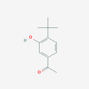 molecular formula C12H16O2 B8576736 1-(4-Tert-butyl-3-hydroxy-phenyl)-ethanone 