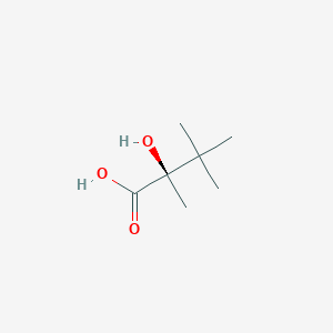 molecular formula C7H14O3 B8576751 (2R)-2-Hydroxy-2,3,3-trimethylbutanoic acid CAS No. 1184-93-6