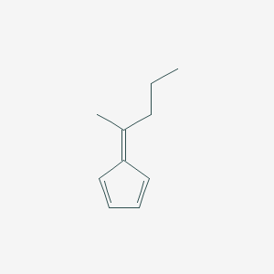 molecular formula C10H14 B8576758 5-(Pentan-2-ylidene)cyclopenta-1,3-diene CAS No. 13347-50-7