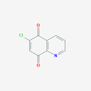 molecular formula C9H4ClNO2 B8576769 6-Chloroquinoline-5,8-dione 