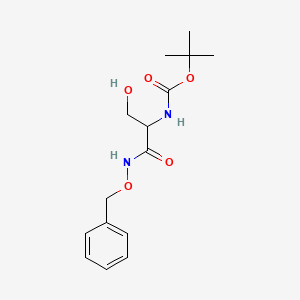 HOCH2CH(NH-t-Boc)CONHOBn