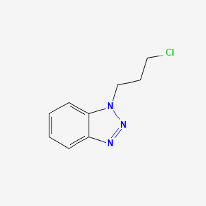 molecular formula C9H10ClN3 B8576795 1-(3-chloropropyl)-1H-1,2,3-benzotriazole 
