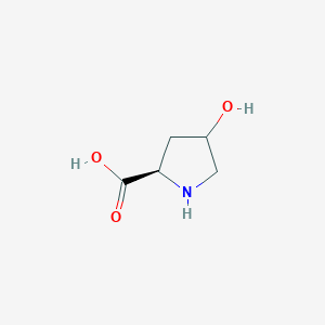 molecular formula C5H9NO3 B8576800 (2R)-4-hydroxypyrrolidine-2-carboxylic acid 