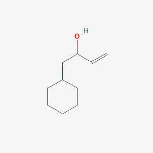 molecular formula C10H18O B8576807 1-Cyclohexyl-3-buten-2-ol 