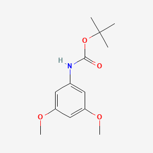 molecular formula C13H19NO4 B8576814 N-(tert-Butoxycarbonyl)-3,5-dimethoxyaniline 