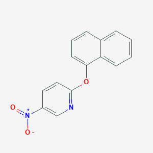 molecular formula C15H10N2O3 B8576836 2-[(Naphthalen-1-yl)oxy]-5-nitropyridine CAS No. 98709-12-7