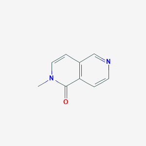 molecular formula C9H8N2O B8576860 2-methyl-2,6-naphthyridin-1(2H)-one 