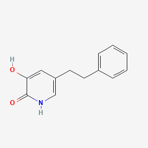 molecular formula C13H13NO2 B8576934 3-Hydroxy-5-(2-Phenylethyl)pyridin-2(1h)-One 