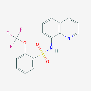N-(quinolin-8-yl)-2-(trifluoromethoxy)benzene-1-sulfonamide
