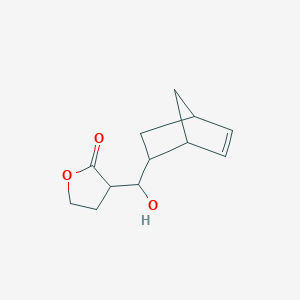 B8576993 3-[(Bicyclo[2.2.1]hept-5-en-2-yl)(hydroxy)methyl]oxolan-2-one CAS No. 398488-19-2