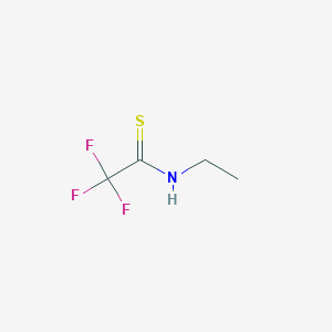 molecular formula C4H6F3NS B8577243 N-Ethyl(trifluoro)ethanethioamide CAS No. 403479-64-1