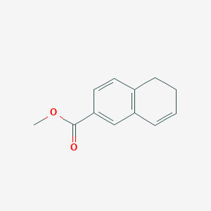molecular formula C12H12O2 B8577280 Methyl 5,6-dihydronaphthalene-2-carboxylate 