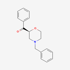 molecular formula C18H19NO2 B8577290 [(2S)-4-Benzylmorpholin-2-yl](phenyl)methanone CAS No. 664361-10-8