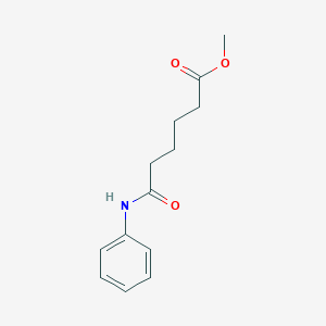 5-Phenylcarbamoyl-pentanoic acid methyl ester