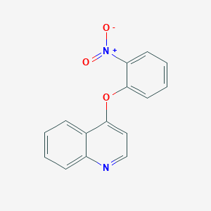 molecular formula C15H10N2O3 B8577358 4-(Nitrophenoxy)quinoline 