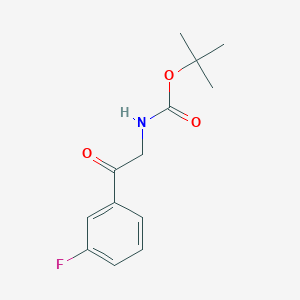Tert-butyl [2-(3-fluorophenyl)-2-oxoethyl]carbamate