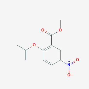 molecular formula C11H13NO5 B8577460 Methyl 2-isopropoxy-5-nitrobenzoate 