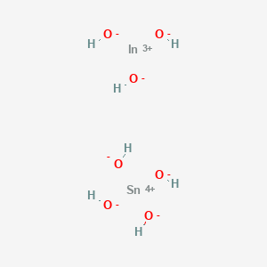 molecular formula H7InO7Sn B8577478 Indium tin hydroxide CAS No. 145226-31-9