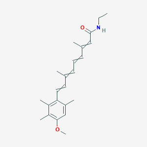 N-ethyl-9-(4-methoxy-2,3,6-trimethylphenyl)-3,7-dimethylnona-2,4,6,8-tetraenamide