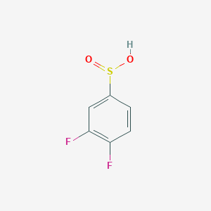 molecular formula C6H4F2O2S B8577569 3,4-Difluoro-benzenesulfinic acid 