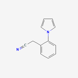 molecular formula C12H10N2 B8577610 (2-Pyrrol-1-yl-phenyl)-acetonitrile 