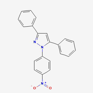 1-(4-Nitrophenyl)-3,5-diphenylpyrazole
