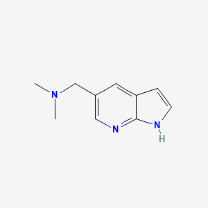 B8577723 Dimethyl-(1H-pyrrolo[2,3-b]pyridin-5-ylmethyl)-amine CAS No. 849067-91-0