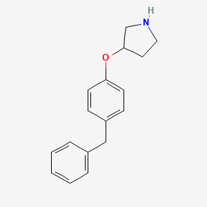 3-(4-Benzylphenoxy)pyrrolidine