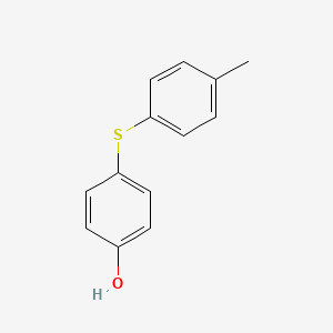 molecular formula C13H12OS B8577789 4-[(4-Methylphenyl)sulfanyl]phenol CAS No. 5633-56-7