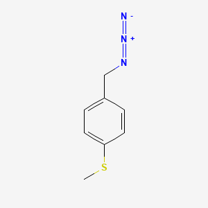 molecular formula C8H9N3S B8577798 4-(Methylthio)benzylazide 