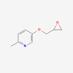 molecular formula C9H11NO2 B8577828 2-Methyl-5-[(oxiran-2-yl)methoxy]pyridine CAS No. 54126-80-6