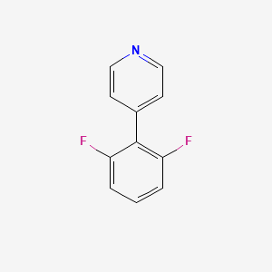molecular formula C11H7F2N B8577883 4-(2,6-Difluorophenyl)pyridine 