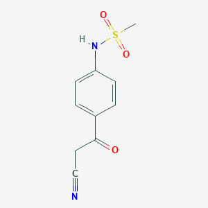 B008578 N-[4-(cyanoacetyl)phenyl]methanesulfonamide CAS No. 107929-91-9